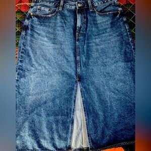 Old Navy Denim Midi Skirt